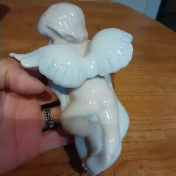 Dream Angels Ceramic “SWEET DREAMS”•Russ Berrie•  Cherub/Angel Figurine. 5.25” - Picture 3 of 7